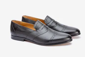 Toecap Saddle Loafer