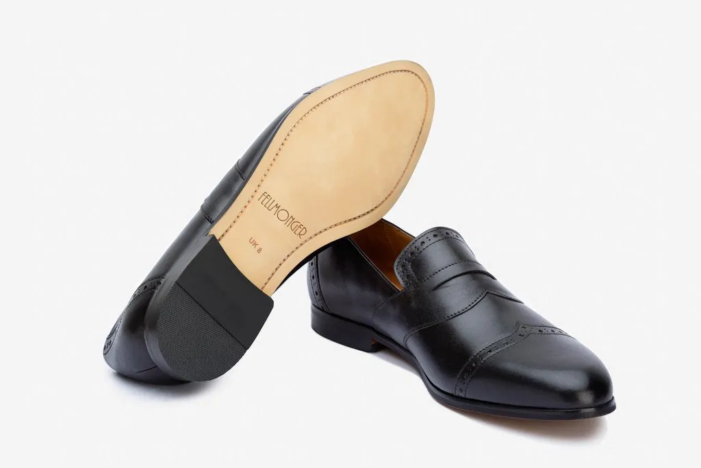 Toecap Saddle Loafer