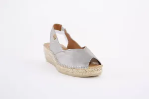 TONI PONS- BERNIA LOW WEDGE SANDAL - GREY