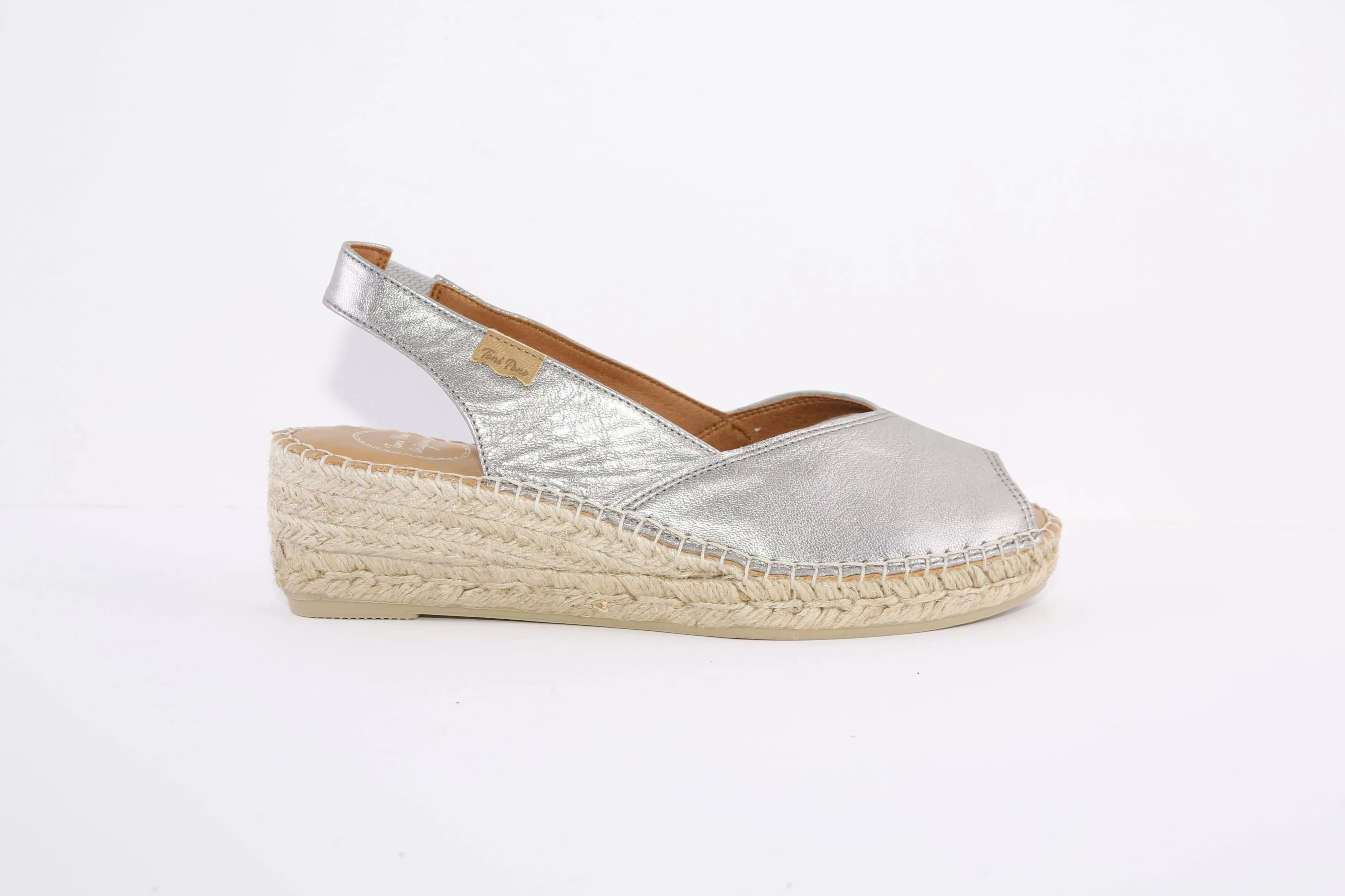 TONI PONS- BERNIA LOW WEDGE SANDAL - GREY
