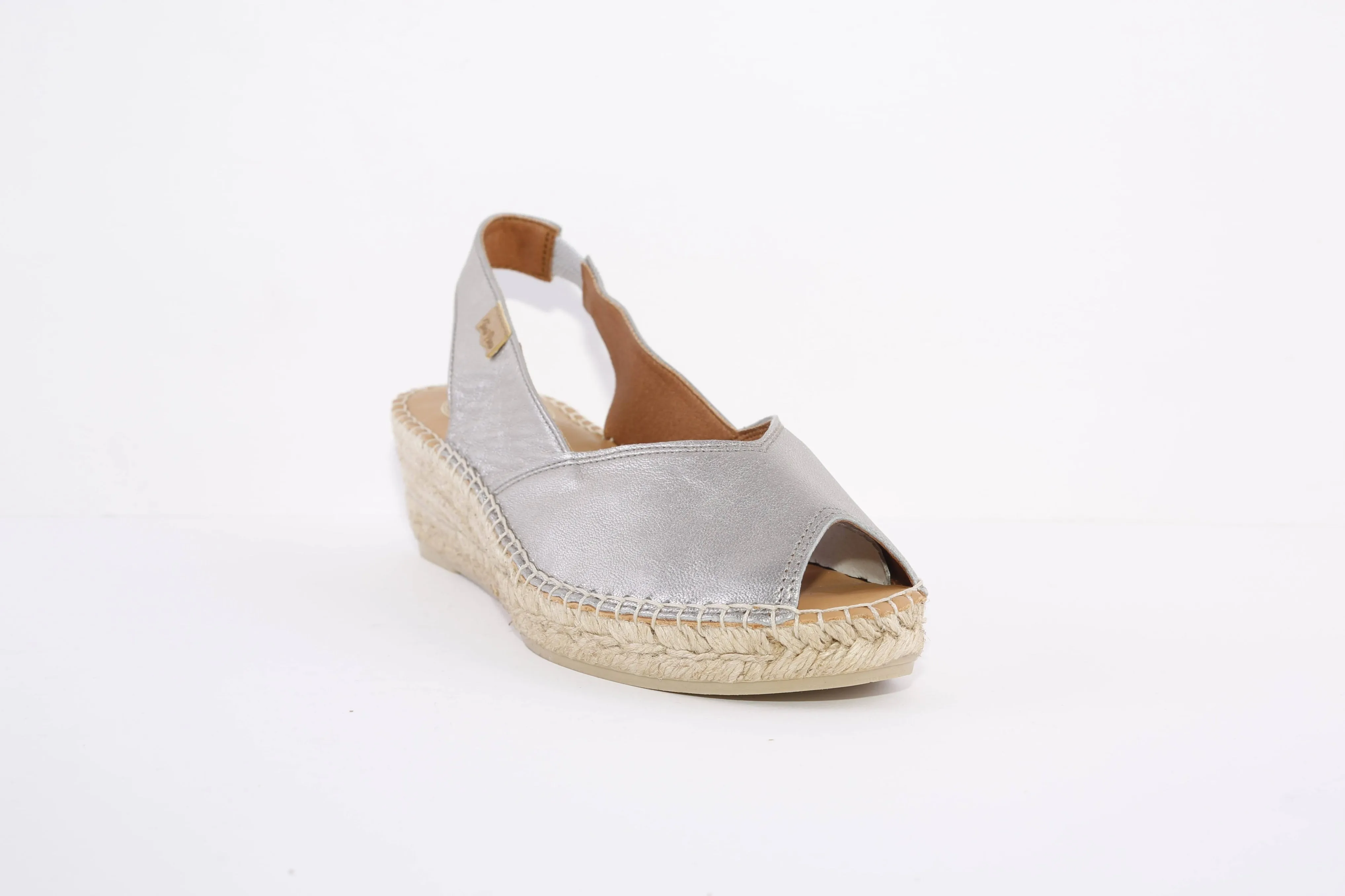 TONI PONS- BERNIA LOW WEDGE SANDAL - GREY