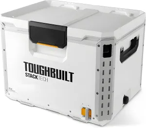 ToughBuilt Compact Cooler, Stackable Hard Shell Ice Chest for StackTech Boxes, Totes, or Lunchbox