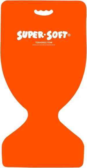 TRC Recreation Super Soft Foam Water Saddle Pool Float for Adults and Kids, Lounger for Swimming Pool, Lake, River and Beach Essentials, Sunset Orange