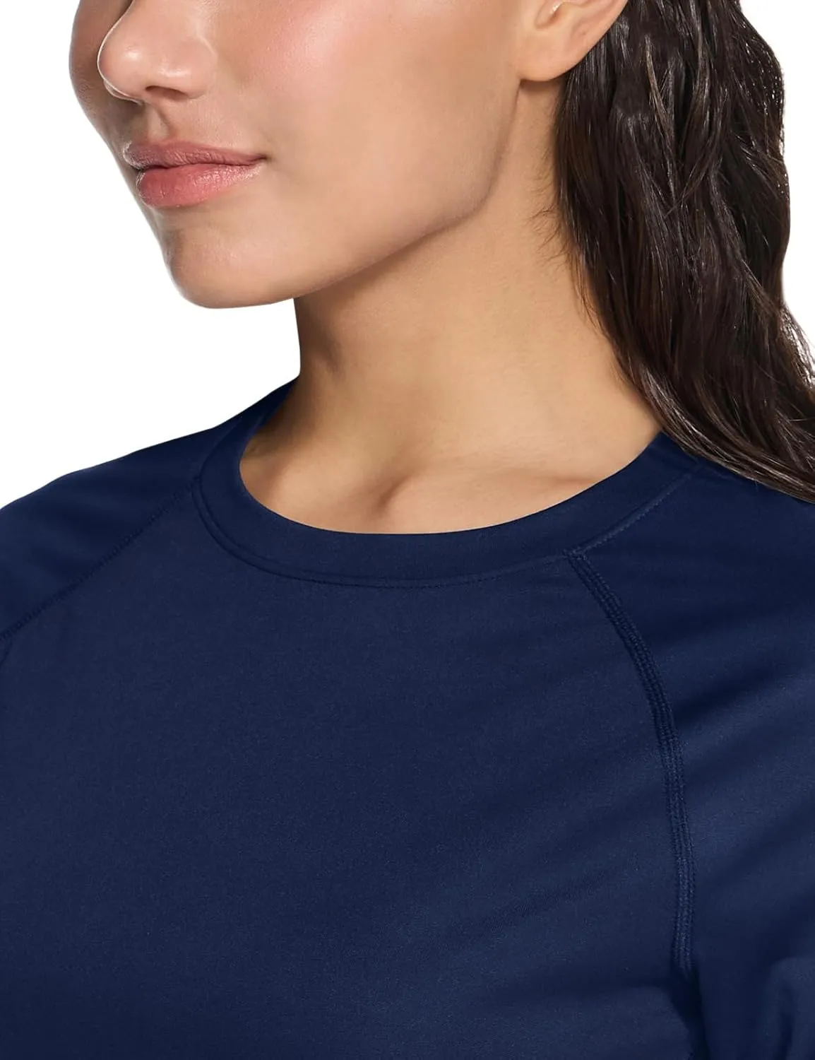 TSLA Women's Long Sleeve Rash Guard Swim Shirts, UPF 50  UV Protection Regular-Fit Quick Dry Water Shirts