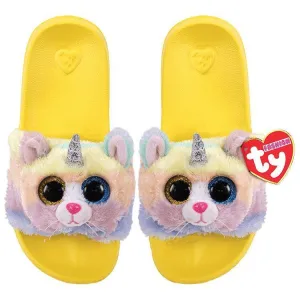 Ty Fashion Slide Slippers Heather Cat - Size 36-38