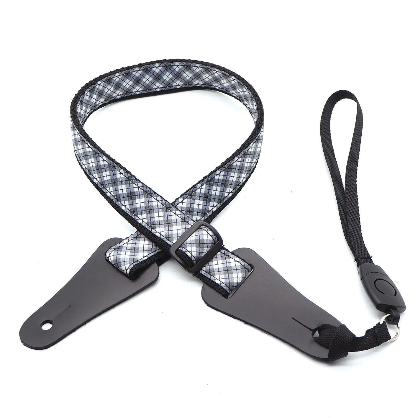 Ukulele Strap - Made in Australia - Black Weave