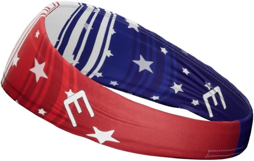 Unisex Headband/Sweatband. Best for Sports, Fitness, Working Out, Yoga. Tapered Design. Reversible.