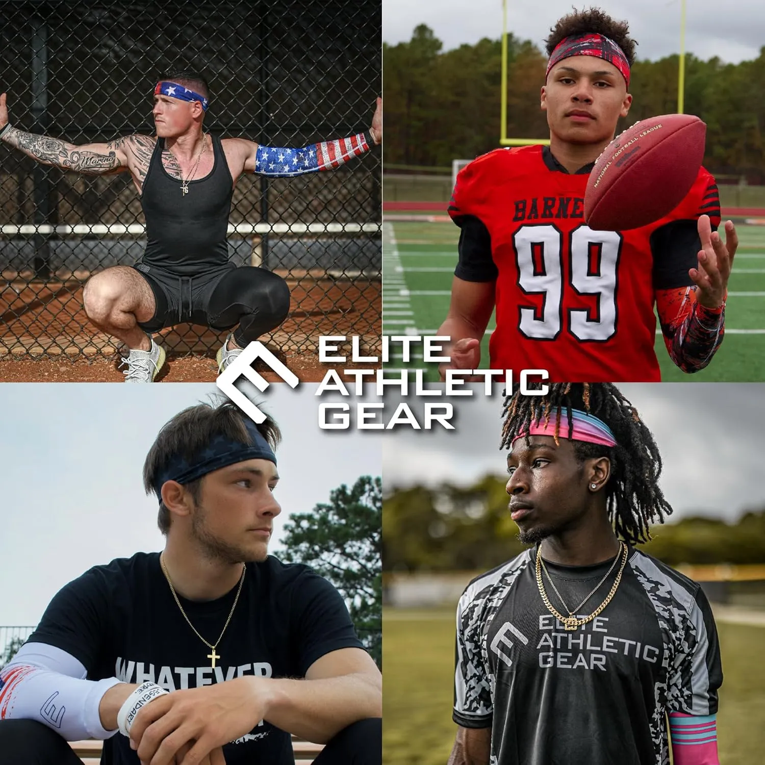 Unisex Headband/Sweatband. Best for Sports, Fitness, Working Out, Yoga. Tapered Design. Reversible.
