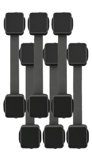 Updated Version Cabinet Locks Baby Proofing (6-Pack Black) - Child Proof Cabinet Locks, No Drilling, Easy Installation, Adjustable & Reusable, Drawer Locks Baby Proofing