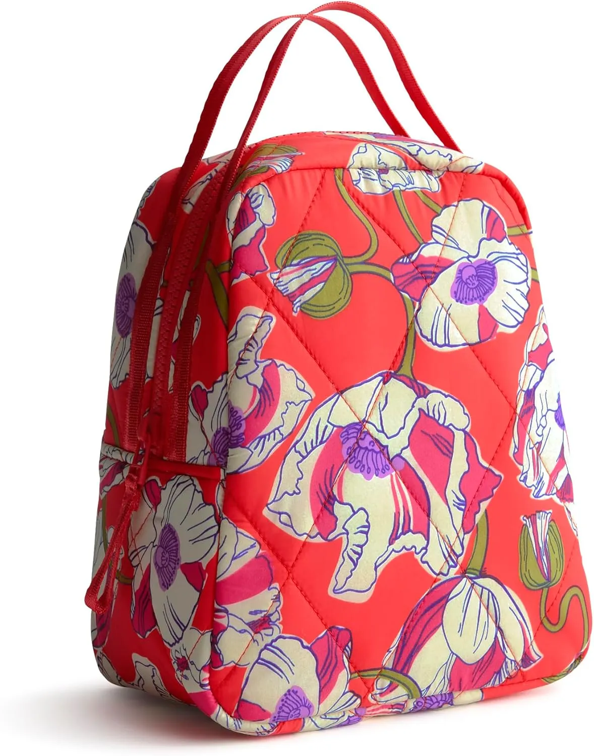 Vera Bradley Featherweight Lunch Bag, Swirling Poppies