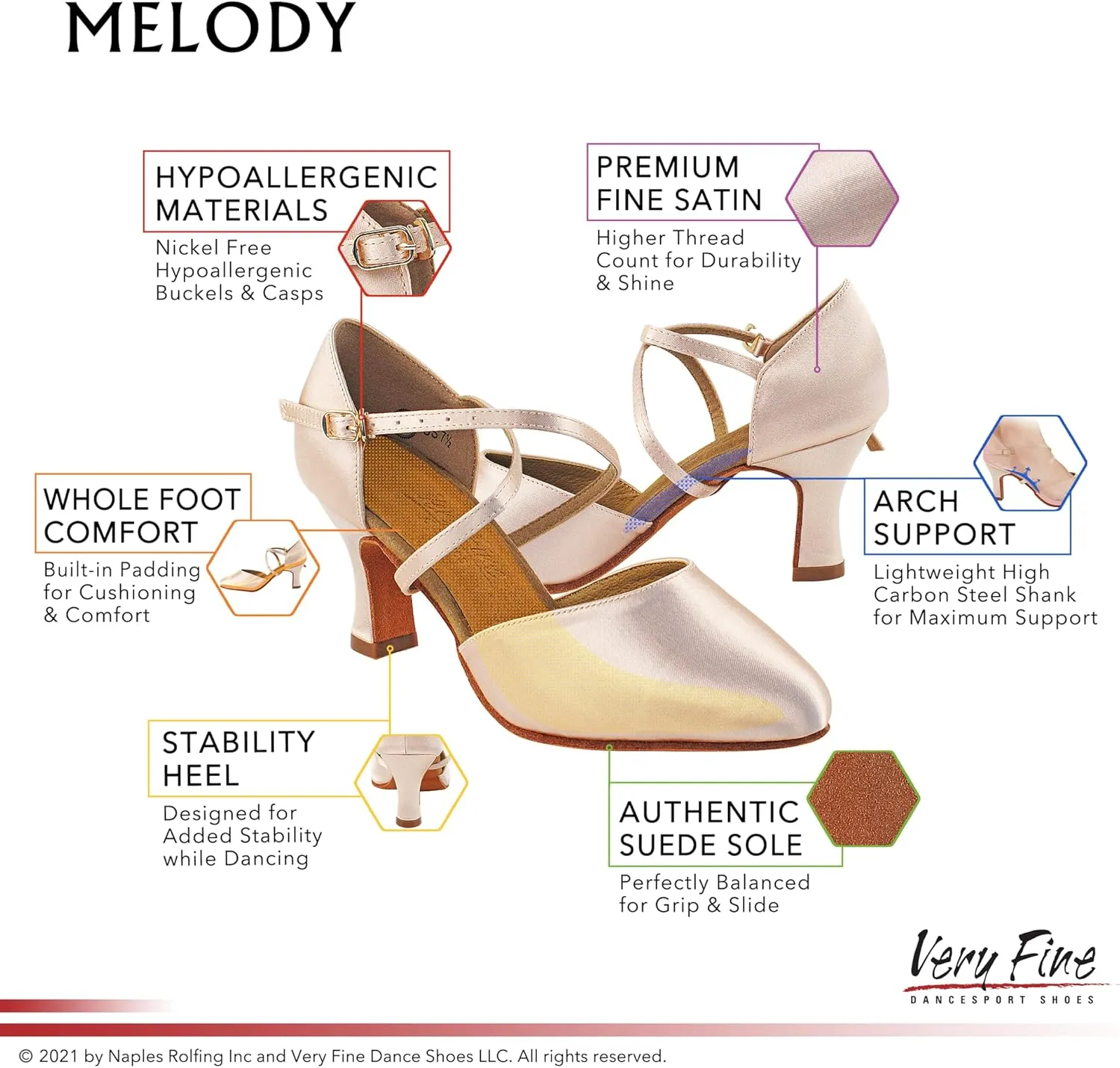 Very Fine Women's Smooth Ballroom Latin Dance Shoe