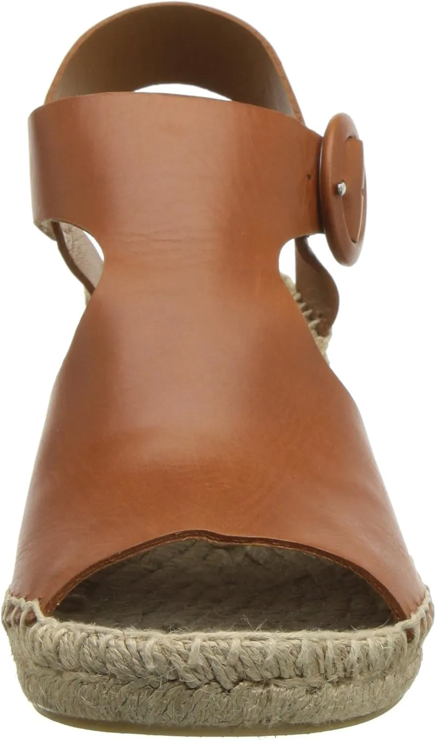 VIA SPIGA Womens Nolan Buckle Ankle Wedge Sandals
