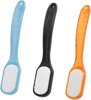 VICASKY 3pcs Foot File Dual-Sided Foot Scrubbers for Exfoliating Dead Skin and Calluses Ergonomic Design