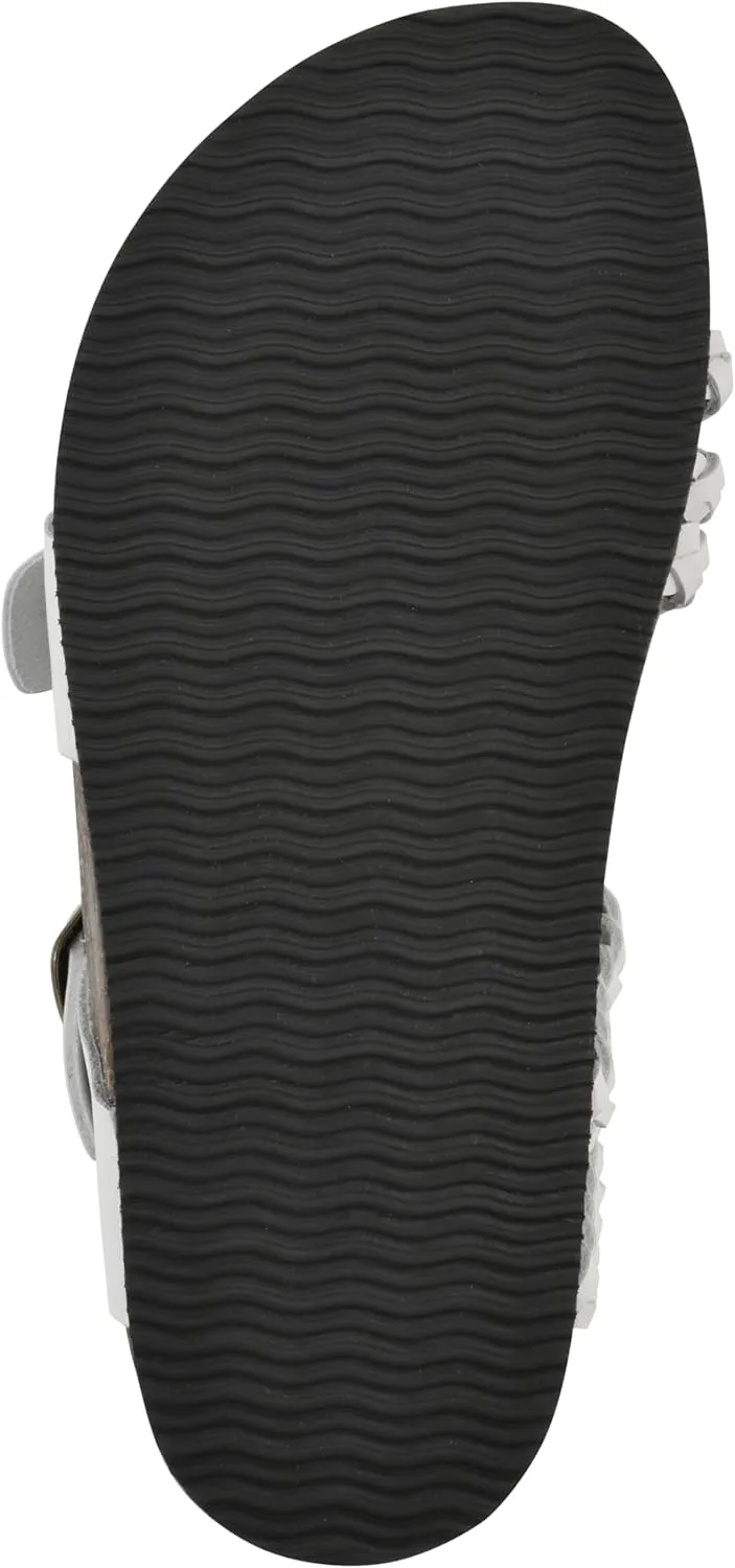 WHITE MOUNTAIN Women's Haziest Braided Signature Comfort-Molded Footbed Sandal