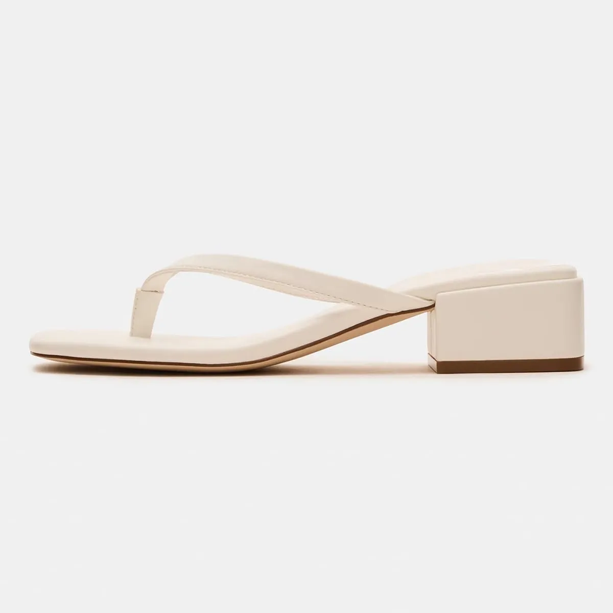 Women Classic Comfortable Slip on Flip Flops Open Toe Block Low Heel Slide Sandals Summer Vacation Casual Dress Shoes Size 4-16 US