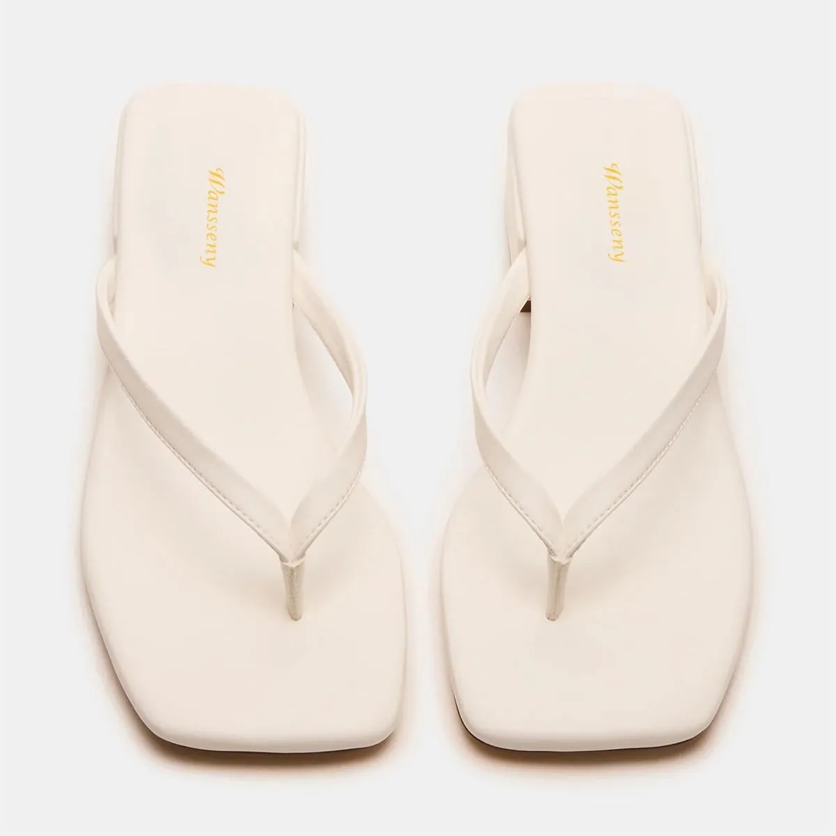 Women Classic Comfortable Slip on Flip Flops Open Toe Block Low Heel Slide Sandals Summer Vacation Casual Dress Shoes Size 4-16 US