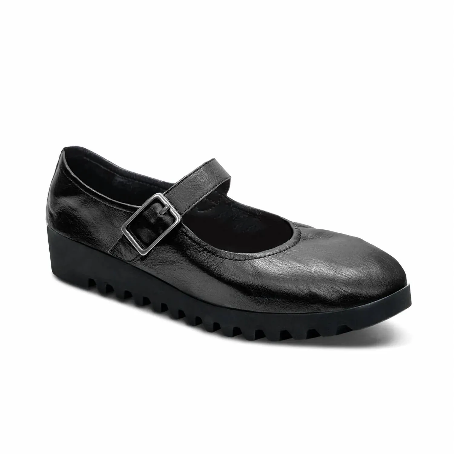 Women Joanne Flats In Black