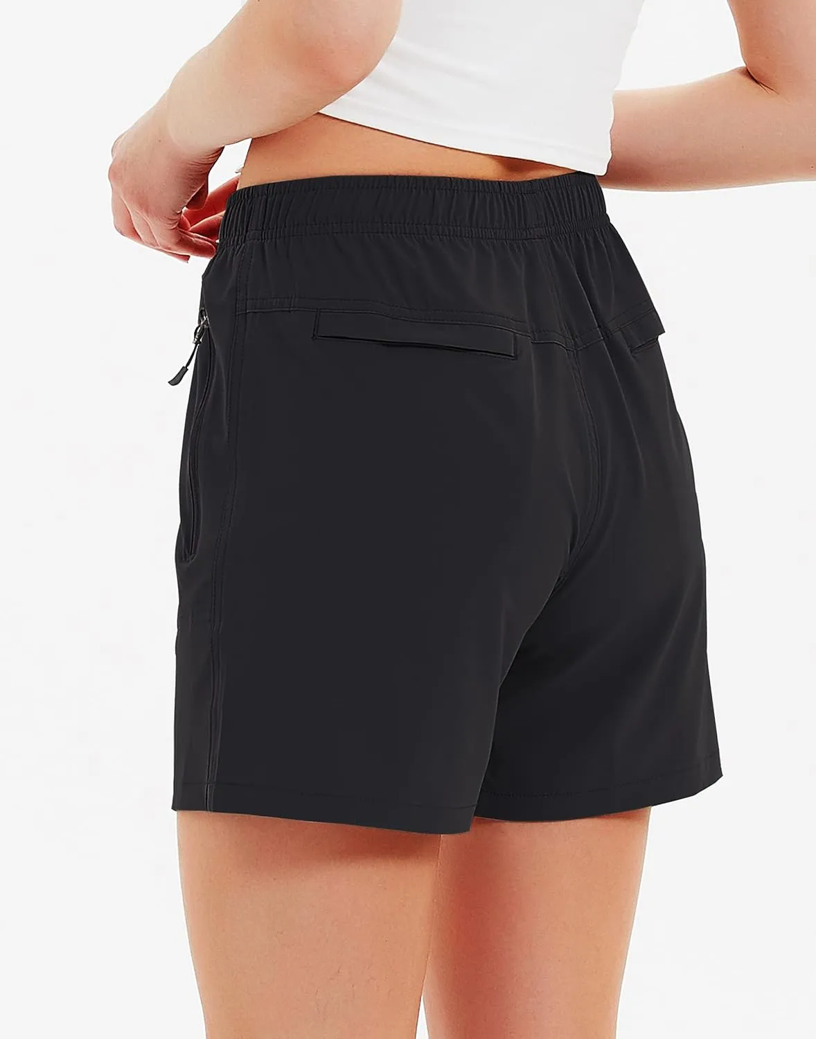 Women's 5" 7" Hiking Cargo Shorts Quick Dry Lightweight Athletic Outdoor Shorts for Workout with Zipper Pockets