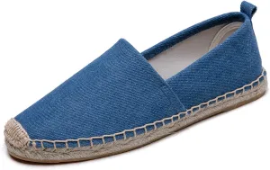 Women's Flat Espadrilles - Soft Women Sneakers Canvas Espadrille Fashion Simple Design Non-Slip Sole Suitable for Summer,Spring,Autumn Any Scenario