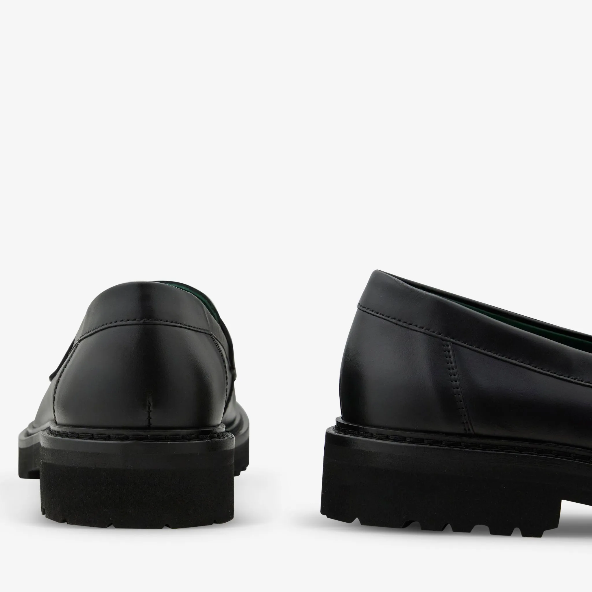 Women's Richee Penny Loafer Black Nappa Leather