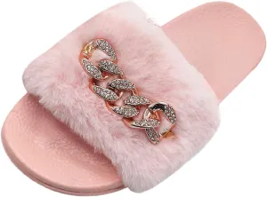 Women's Sandals Chain Sandals Slippers Beach Fashion Summer Slippers Flat Women's Shoes Crystal slipper