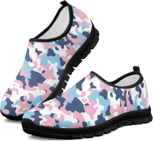 Women's Slip on Sneakers Casual Shoes Loafers Non Slip Breathable Comfortable Walking Sneakers Gifts for Women Girls Black Sole Size 5.5-11.5