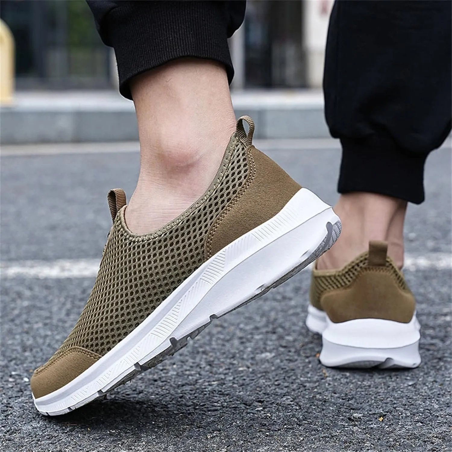 Women's Slip on Walking Shoes Tennis Lightweight Gym Running Shoes for Men Walking Men Shoes Casual Black Platform Sneaker Red Tennis Shoe Loafers Casual Slip On