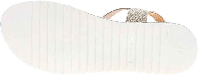 Womens Zammy Comfort Ankle Strap Espadrille Casual Sandals Casual Low Heel 1-2" - Gold