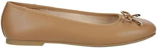 XAPPEAL Cailin - Women's Slip-On Round Toe Bow Accented Dress Ballet Flats