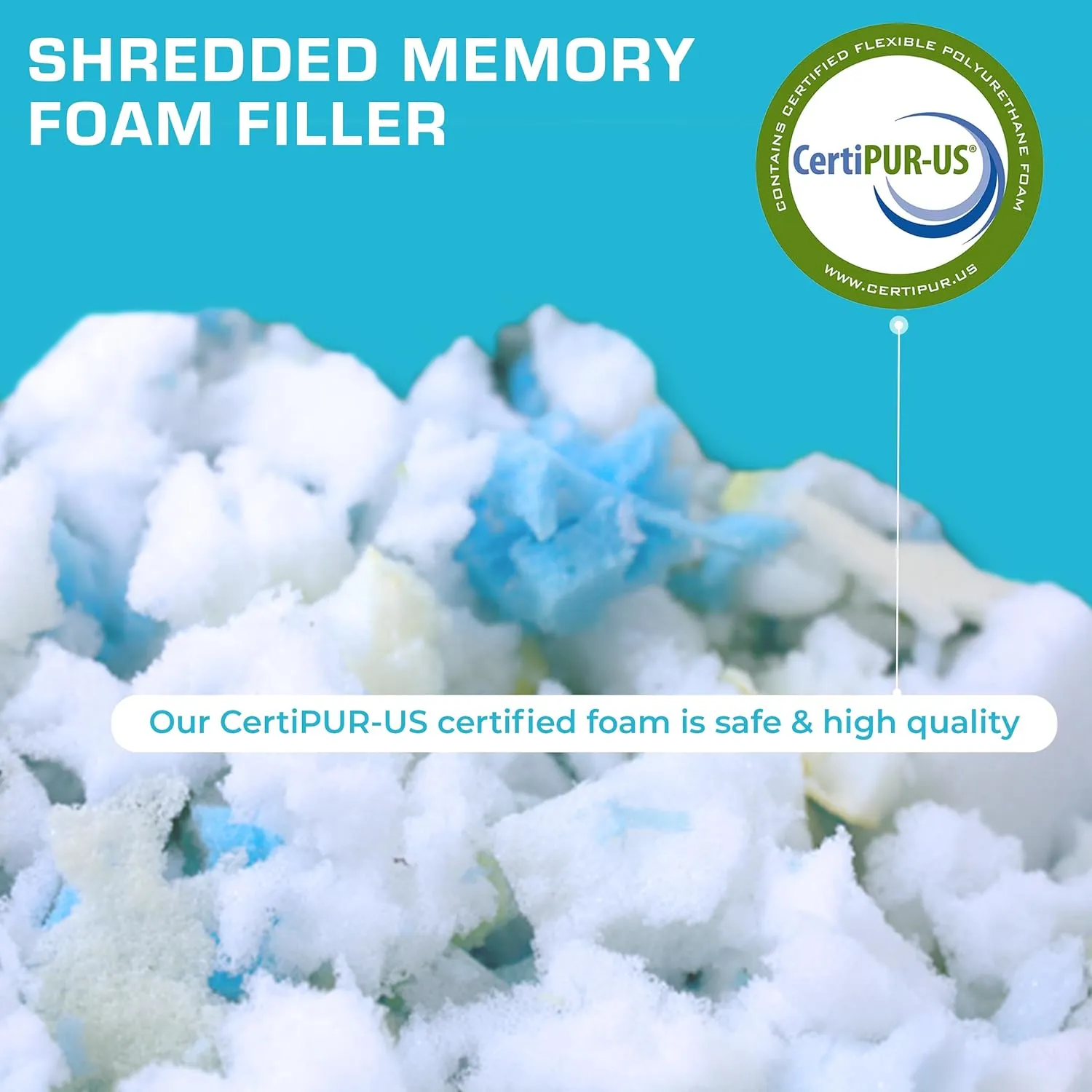Xtreme Comforts Memory Foam Pillows Made in The USA - Standard Size, Slim Cooling Pillow for Sleeping on Side, Back & Stomach - Firm and Soft Bed Pillows