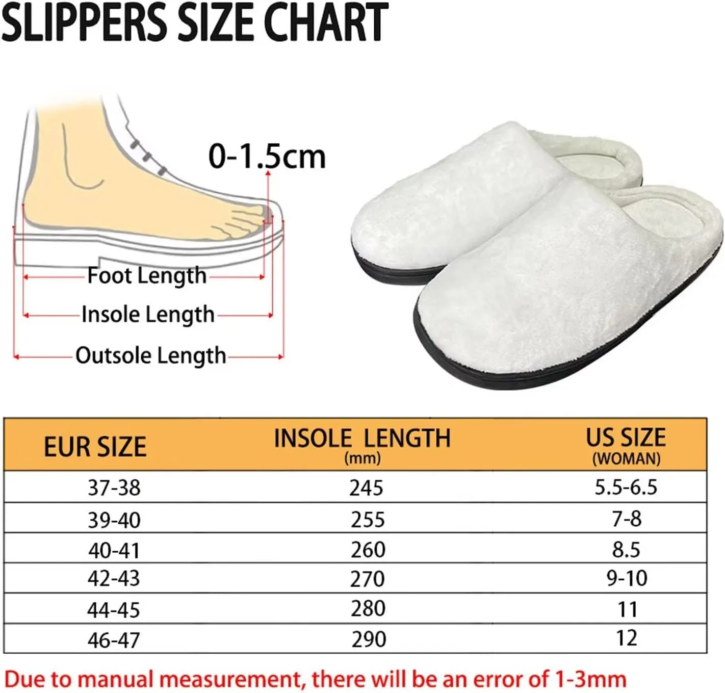 Yzaoxia House Slippers for Women Bedroom Slippers Size 5.5-12 Fuzzy Slippers Winter Girls Home Shoes